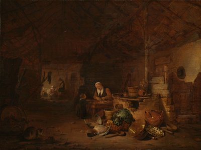 Interior of a Barn by Egbert Lievensz. van der Poel