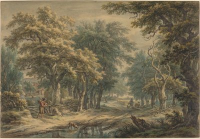At Donderen, in the Woods of Drenthe by Egbert van Drielst