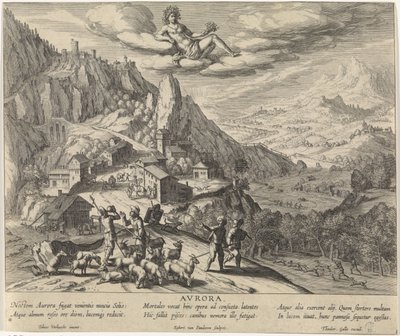 Allegory of Dawn with Personification of Aurora by Egbert van Panderen