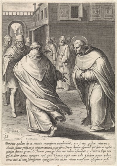 Thomas Aquinas in Bologna, The Life of Saint Thomas Aquinas (series title) by Egbert van Panderen