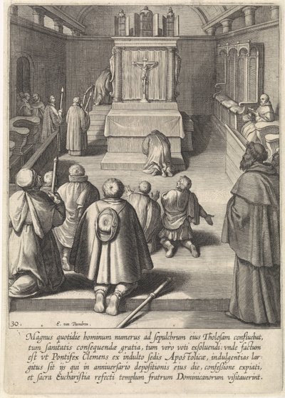 Tomb of Thomas Aquinas in Toulouse (The Life of Saint Thomas Aquinas) by Egbert van Panderen