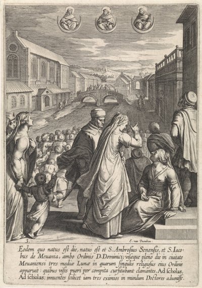 Appearance of Three Dominicans by Egbert van Panderen