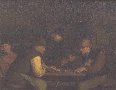 The Card Players, c.1655-60 by Egbert van the Elder Heemskerck