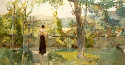 From My Garden (in Signa), c.1888 by Egisto Ferroni
