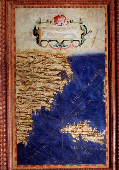 China and Japan Map Made by Egnazio Danti by Egnazio Danti