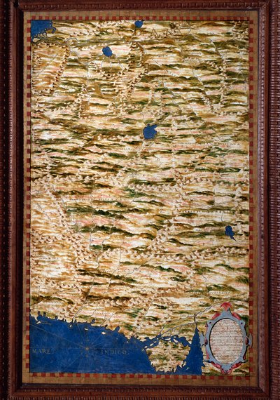 La Sogdiane, a Territory Covering Part of Uzbekistan, Tajikistan and Afghanistan by Egnazio Danti