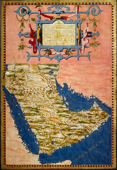 Map of Arabia by Egnazio Danti