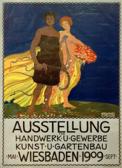 Exhibition for Craft and Trade, Art and Horticulture, Wiesbaden by Egon Josef Kossuth