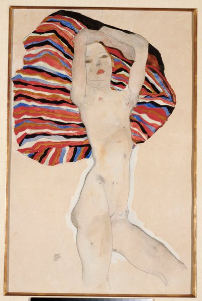 Act Against Coloured Material by Egon Schiele