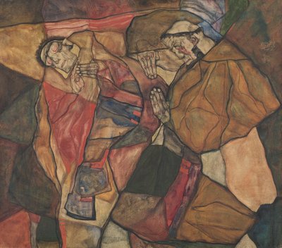 Agony by Egon Schiele