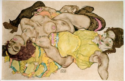 Curved Women by Egon Schiele