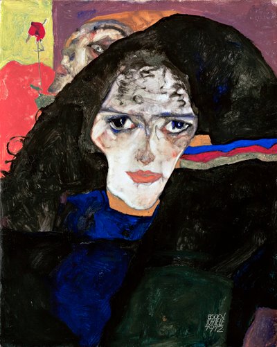 Mourning Woman by Egon Schiele