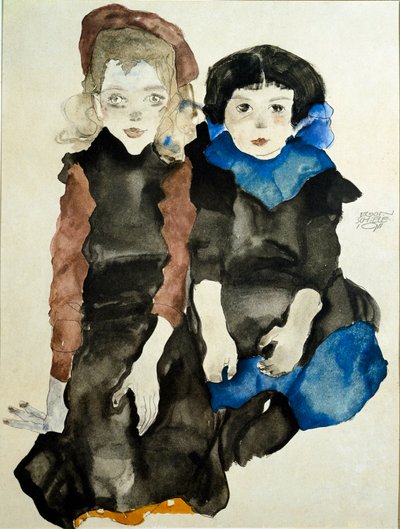 Kids by Egon Schiele