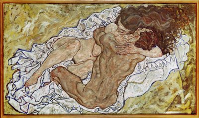Lovers III by Egon Schiele