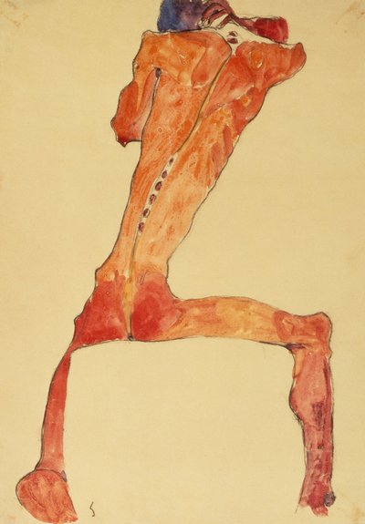 Mannerruckenhaut by Egon Schiele