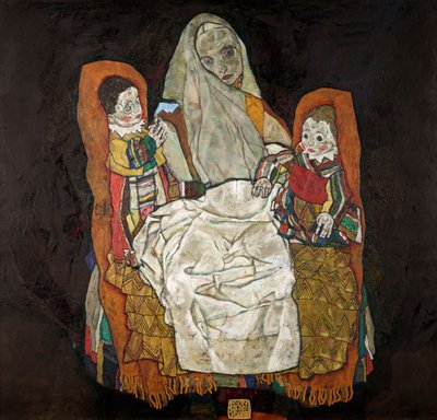 Mother with Two Children III by Egon Schiele
