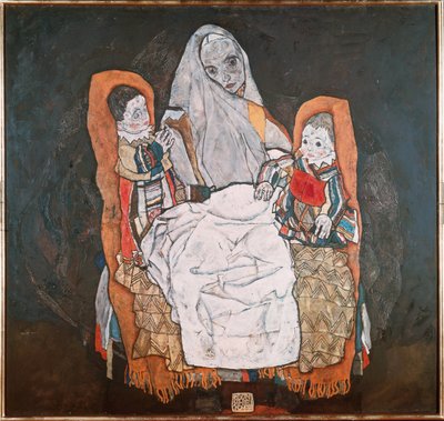 Mother with Her Two Children, III by Egon Schiele