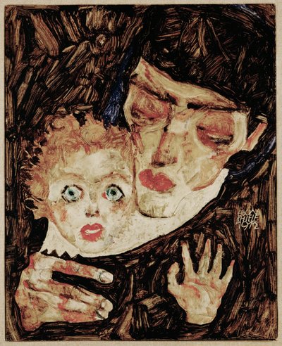 Mother and Child II by Egon Schiele
