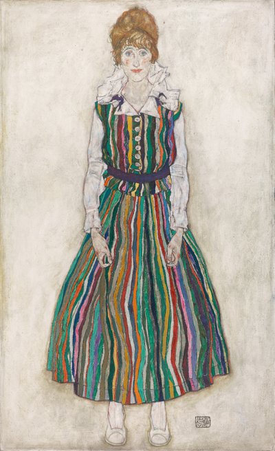 Portrait of Edith Schiele, the artist