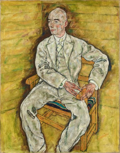 Portrait of Victor Ritter von Bauer, 1918 by Egon Schiele