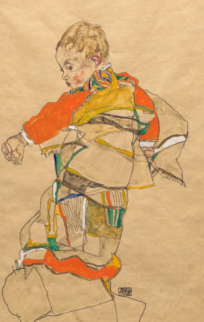 Portrait of a Child (Anton Peschka, Jr.) by Egon Schiele