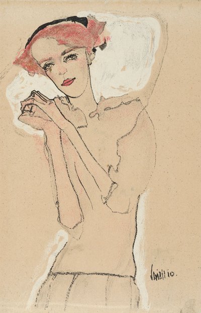 Portrait of a Woman by Egon Schiele