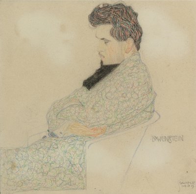 Portrait of the composer Arthur Löwenstein, 1909 by Egon Schiele