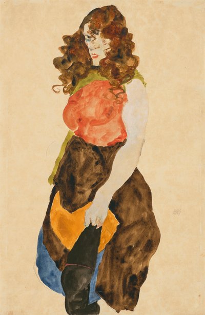 Prostitute by Egon Schiele
