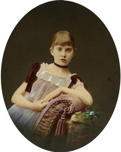 Portrait of a Girl by Egor Maximovich Ovcharenko