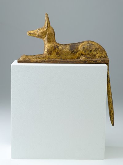 Anubis in the Form of a Reclining Jackal by Egyptian