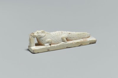 Crocodile Figure, from Fayum, 332 BC-395 AD by Egyptian