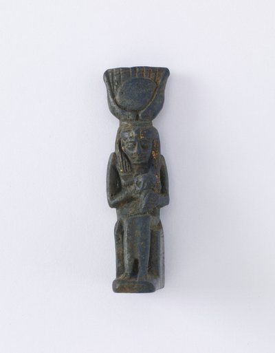 Figure of Isis and Horus, possibly Ptolemaic Period, 305-30 BC by Egyptian