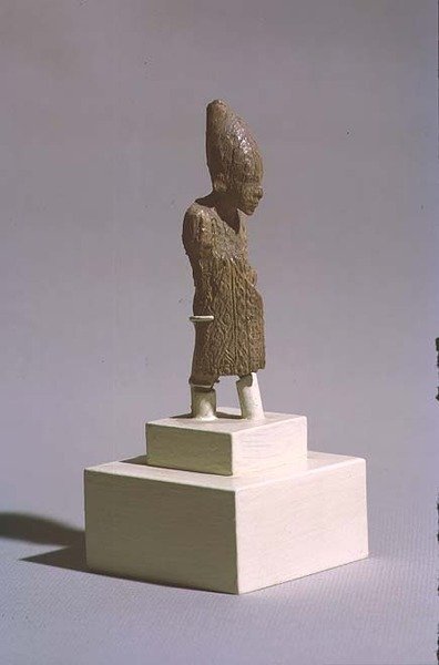 Figure of a King Wearing the White Crown of Upper Egypt and the Cloak of the Sed-festival, from the Temple of Osiris, Abydos, Early Dynastic Period, c.3000 BC by Egyptian