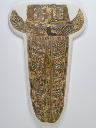 Painted Mummy Covering (Apron), 305-30 BC by Egyptian