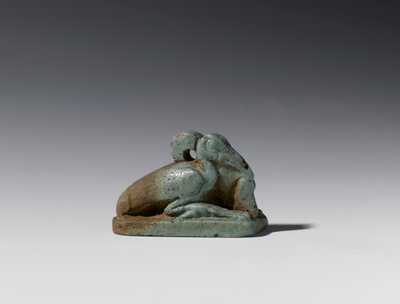 Small figure of an ibis, Late Period to Ptolemaic Period, 664-30 BC by Egyptian