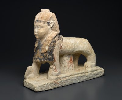 The God Tutu as a Sphinx Tramping on Serpents by Egyptian