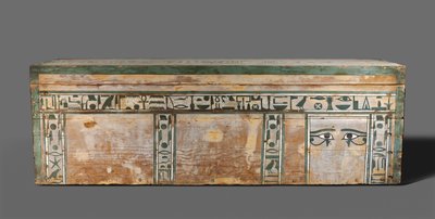 Coffin of Senbi, Middle Kingdom, c.1918-1859 BC by Egyptian 12th Dynasty