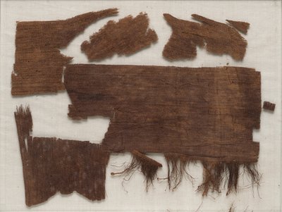 Fragments of Egyptian Mummy Wrappings Found in the Coffin of Senbi, Middle Kingdom, c.1918-1859 BC by Egyptian 12th Dynasty