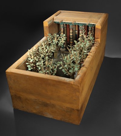 Model of a Porch and Garden from the Tomb of Meketre by Egyptian 12th Dynasty