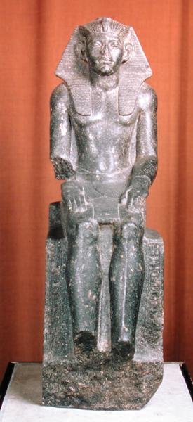Statue of Amenemhat III by Egyptian 12th Dynasty