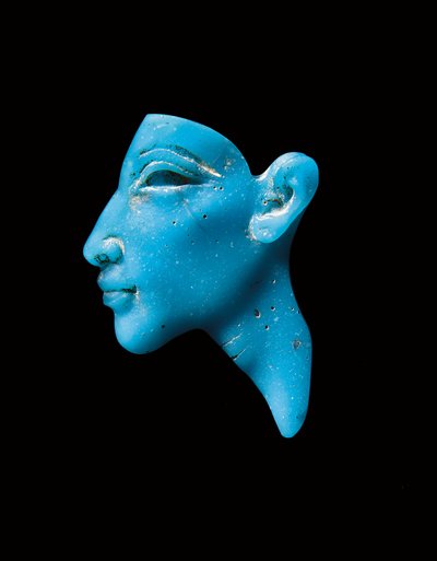 Inlay of Akhenaten, New Kingdom, Armana period, c.1353-1336 B.C. by Egyptian 13th Dynasty