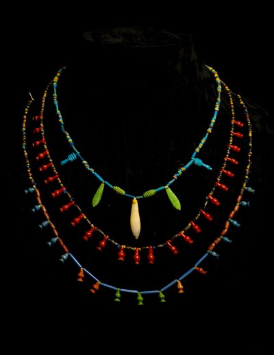 Bead Necklaces, New Kingdom by Egyptian 18th Dynasty