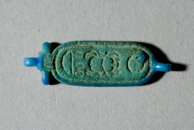 Bead with the Cartouche of Tutankhamun, New Kingdom, Reign of Tutankhamun, 1336-27 BC by Egyptian 18th Dynasty