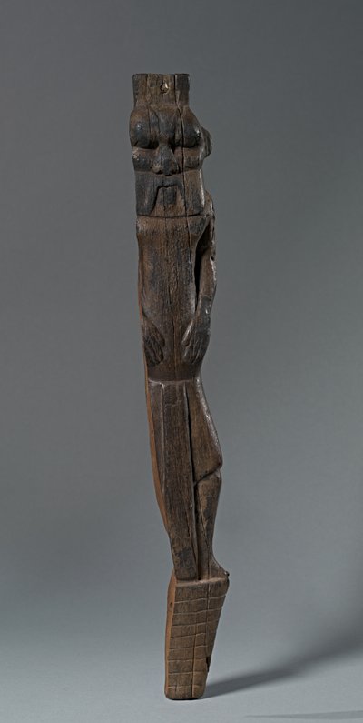 Chair or Bed Leg with the God Bes by Egyptian 18th Dynasty