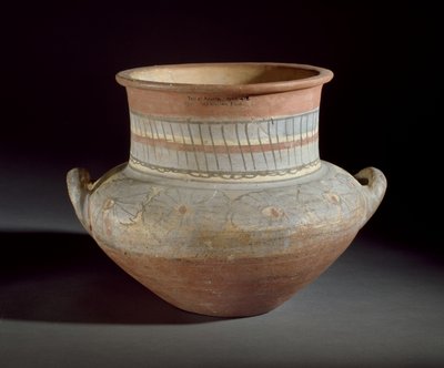 Decorated Jar with Lug Handles, Amarna, 14th century BC by Egyptian 18th Dynasty