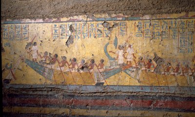 Fresco of the Tomb of the Painter Maia by Egyptian 18th Dynasty
