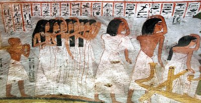 Egyptian Antiquity: Procession of Weeping by Egyptian 18th Dynasty