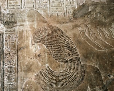 Relief from the Tomb of Khaemhat, Inspector of the Attics and Scribe at the Court of Amenophis III, 18th Dynasty, Valley of the Nobles, Luxor, West Bank, Egypt by Egyptian 18th Dynasty