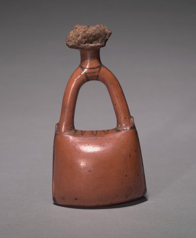 Flask in the Form of a Leather Bag, New Kingdom, c.1415-1381 BC by Egyptian 18th Dynasty