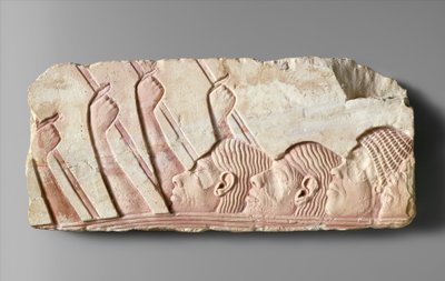 Foreigners in a Procession, c.1345 BC by Egyptian 18th Dynasty